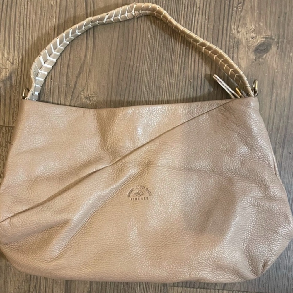 Elegant Taupe Leather Bag